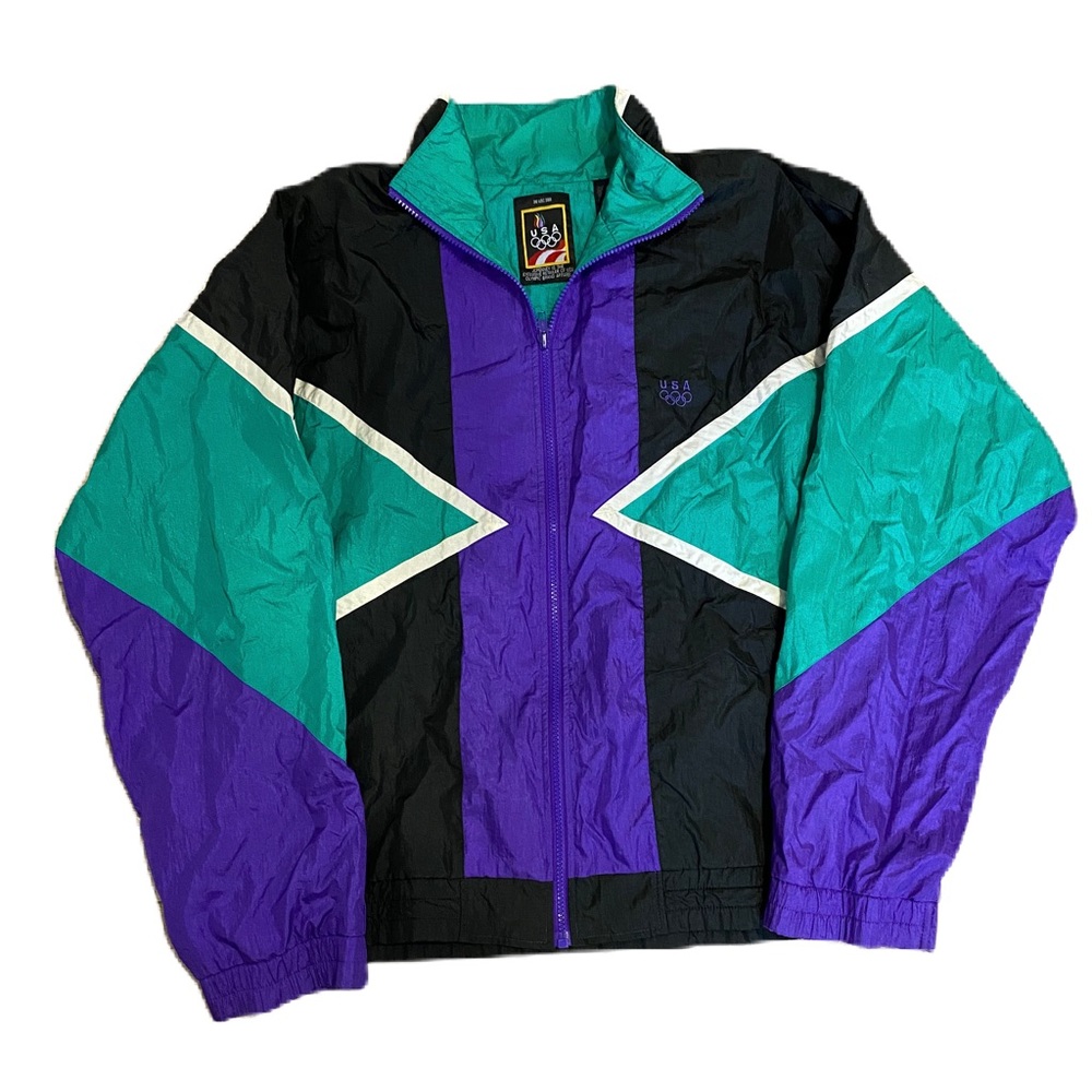 Vintage Olympic USA Track Jacket
